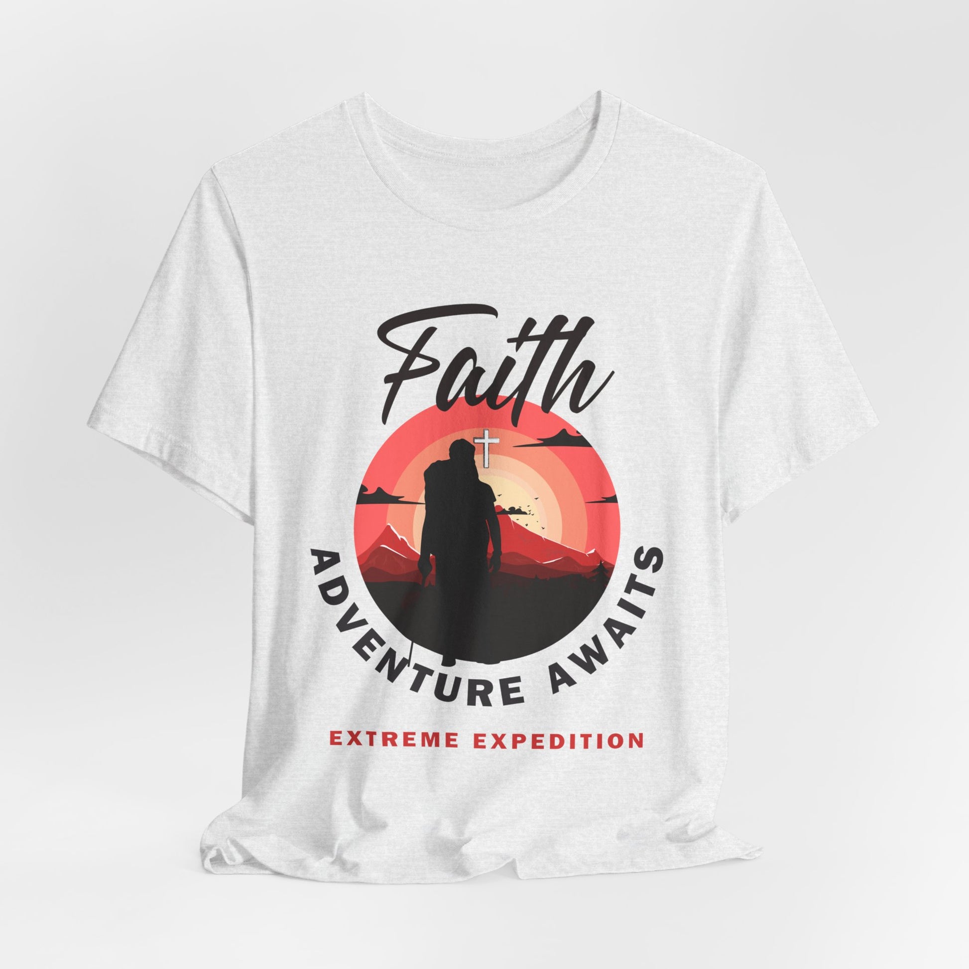 Faith Adventure Awaits Light Tee