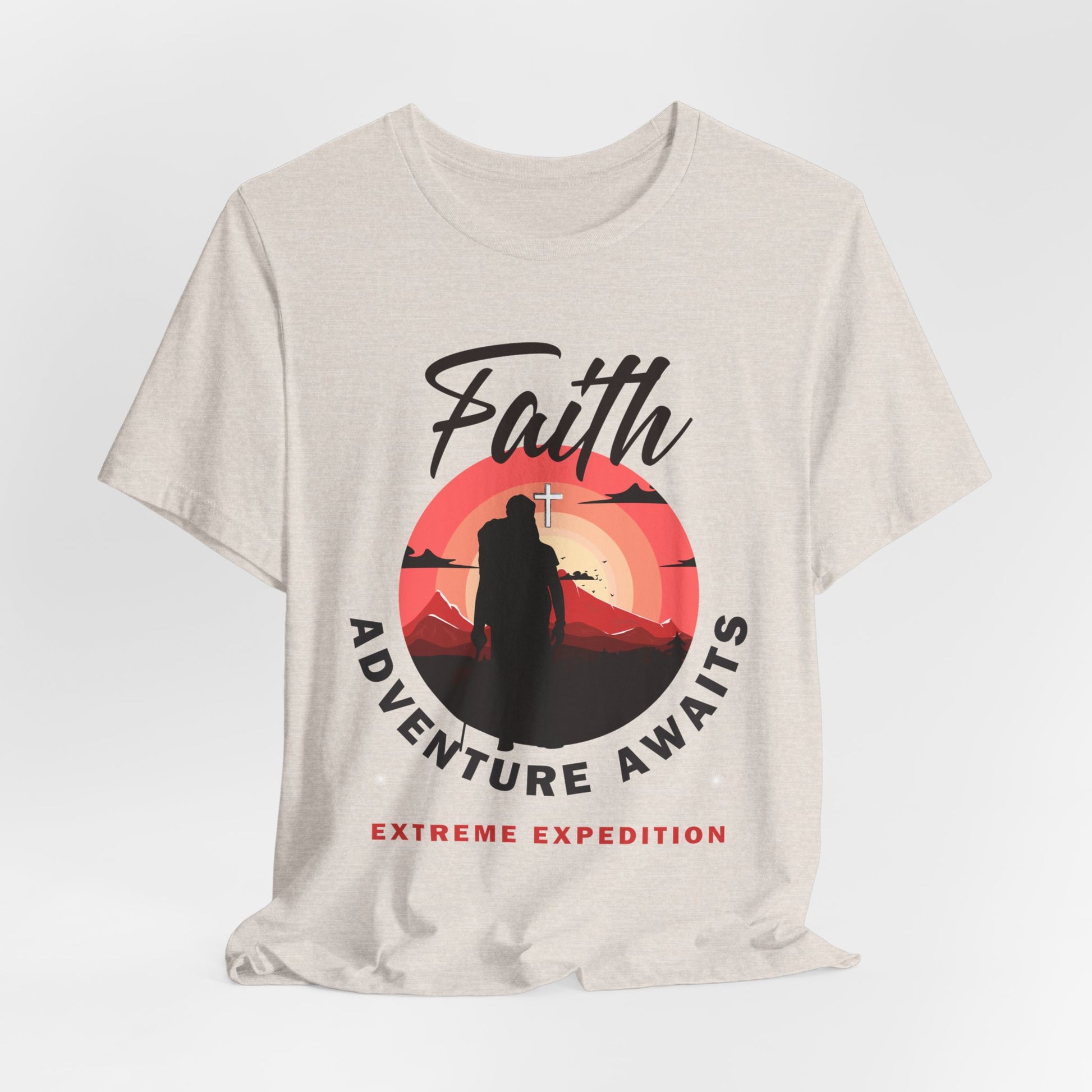 Faith Adventure Awaits Light Tee