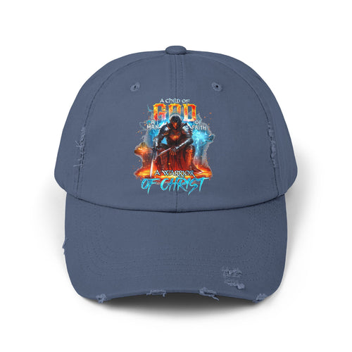 A Warrior Of Christ Distressed Cap