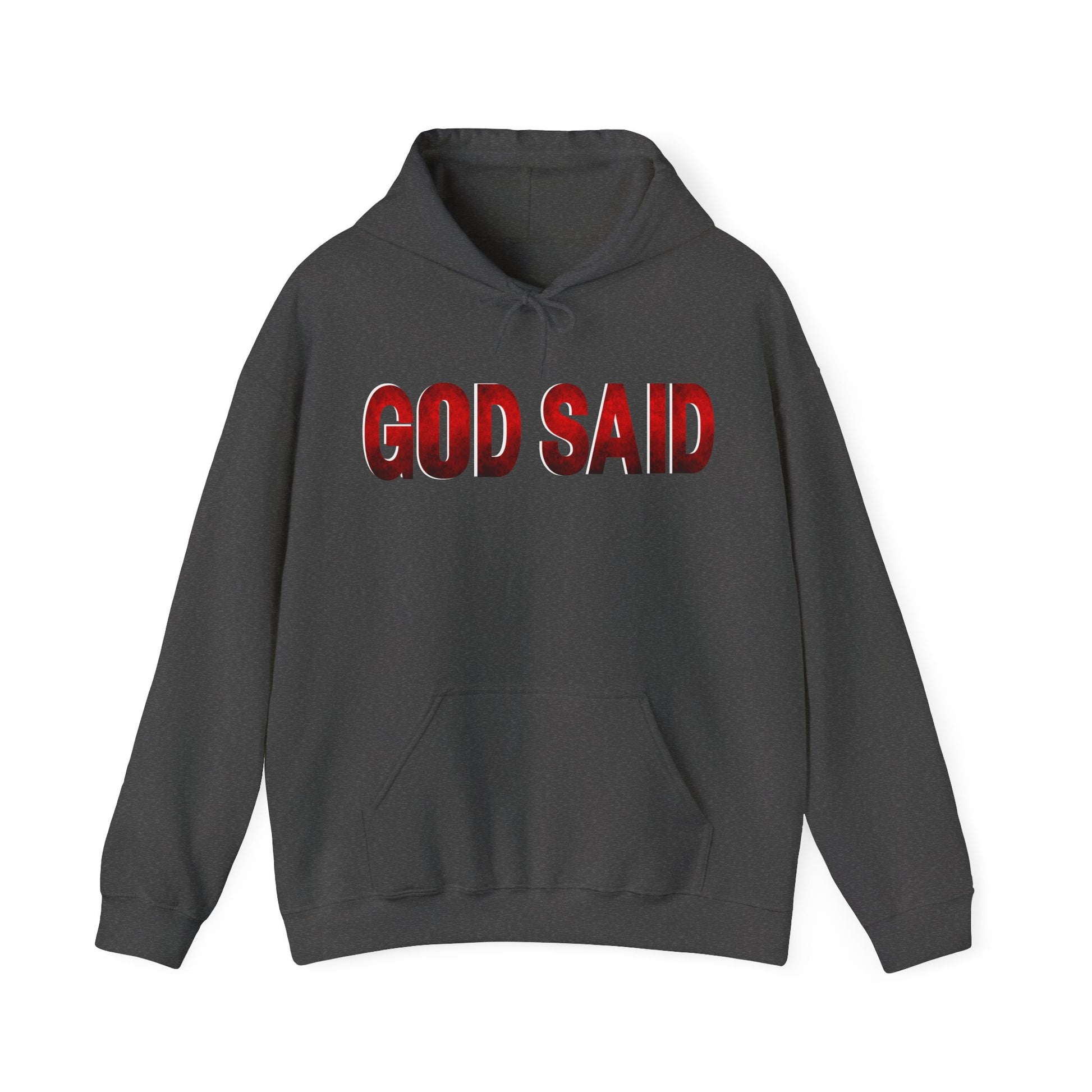 God Said Victory Declaration Hoodie Dark