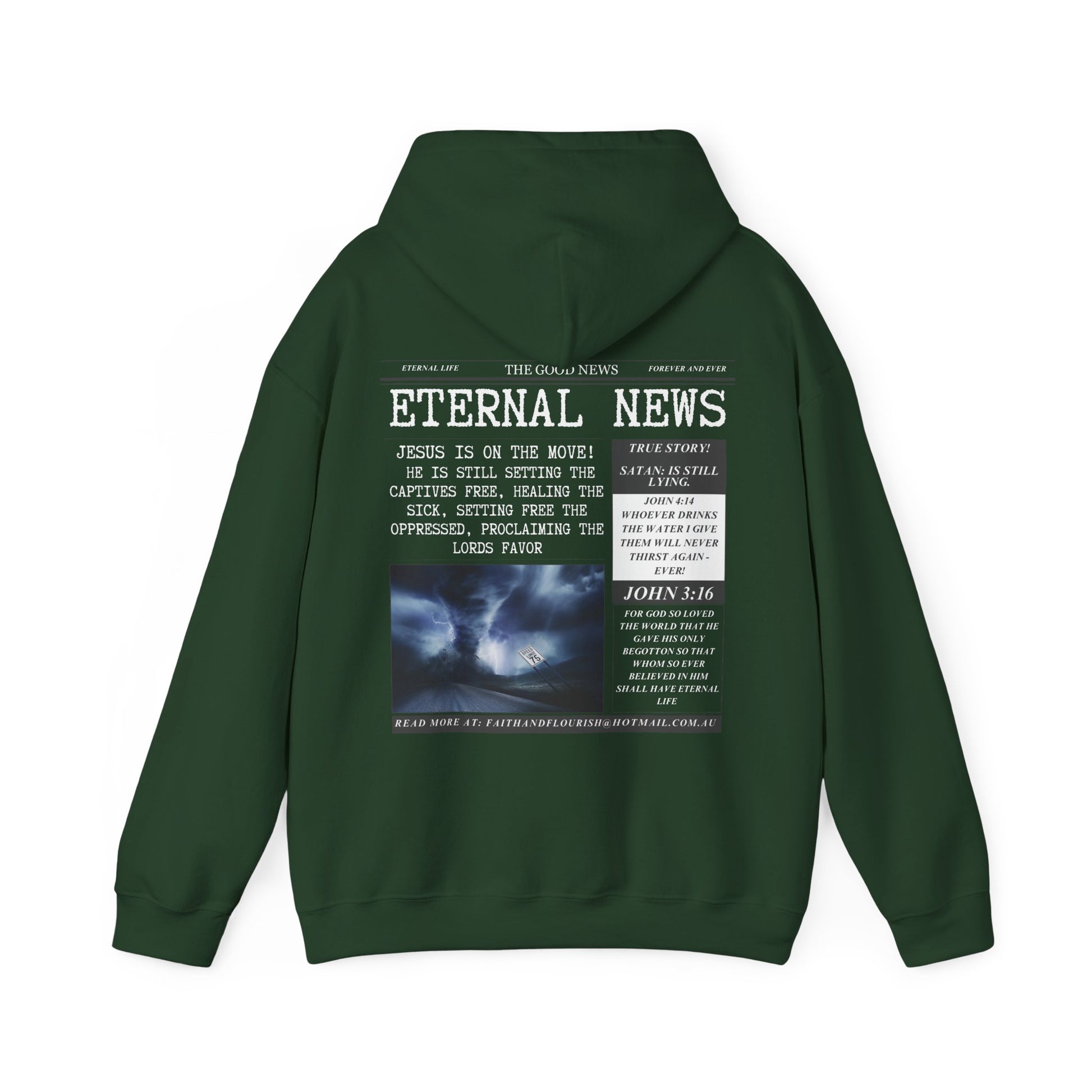 Eternal News Hoodie Dark
