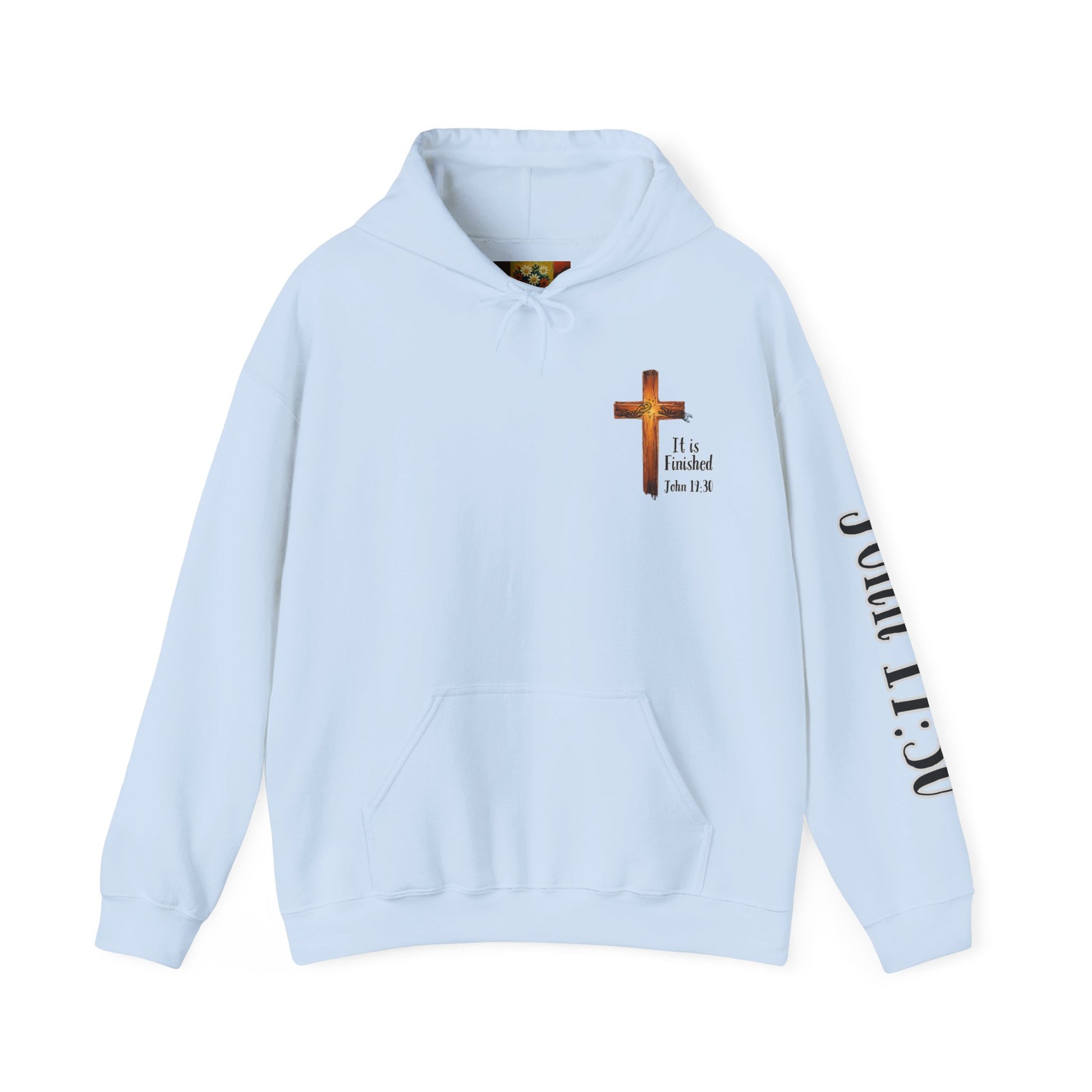Faith-Inspired Unisex Heavy Blend™ Hoodie - Printed on the Back, Sleeve and Front