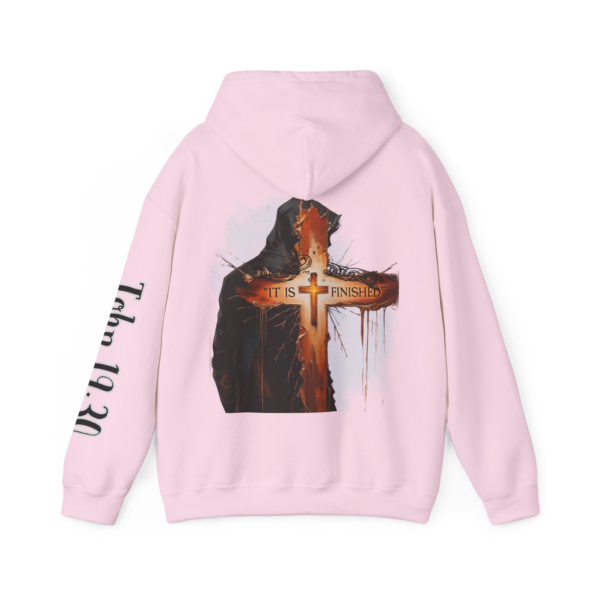 Faith-Inspired Unisex Heavy Blend™ Hoodie - Printed on the Back, Sleeve and Front