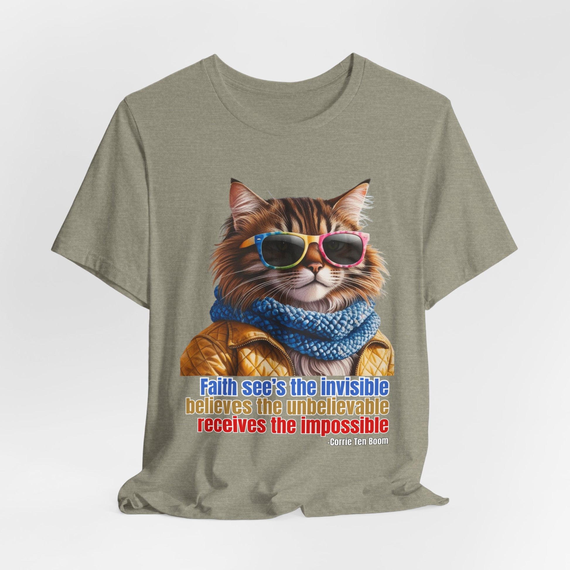 Cool Faith Cat Tee