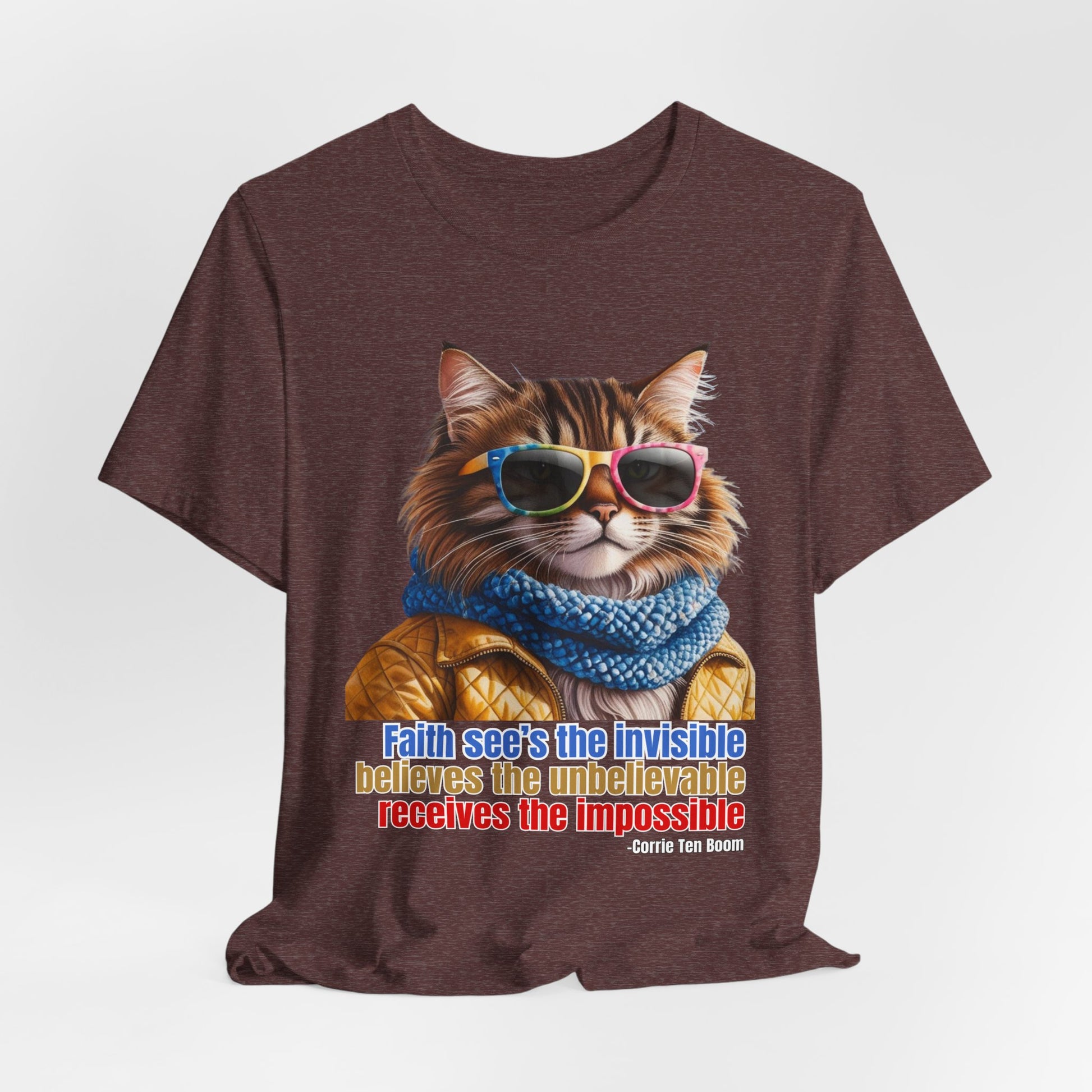 Cool Faith Cat Tee