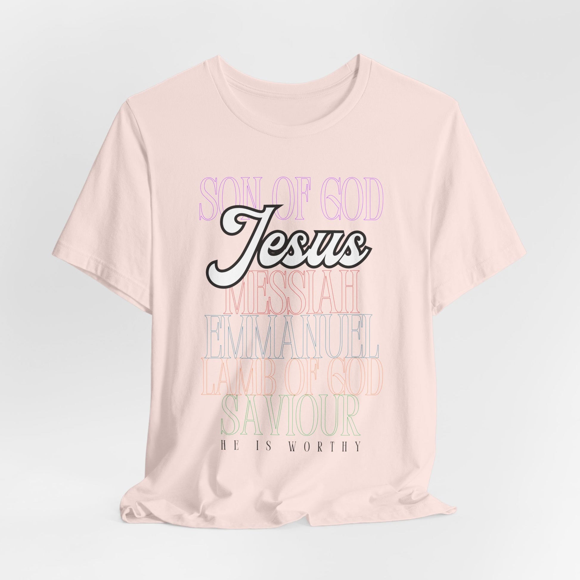 Names of Jesus Light Colour Tee