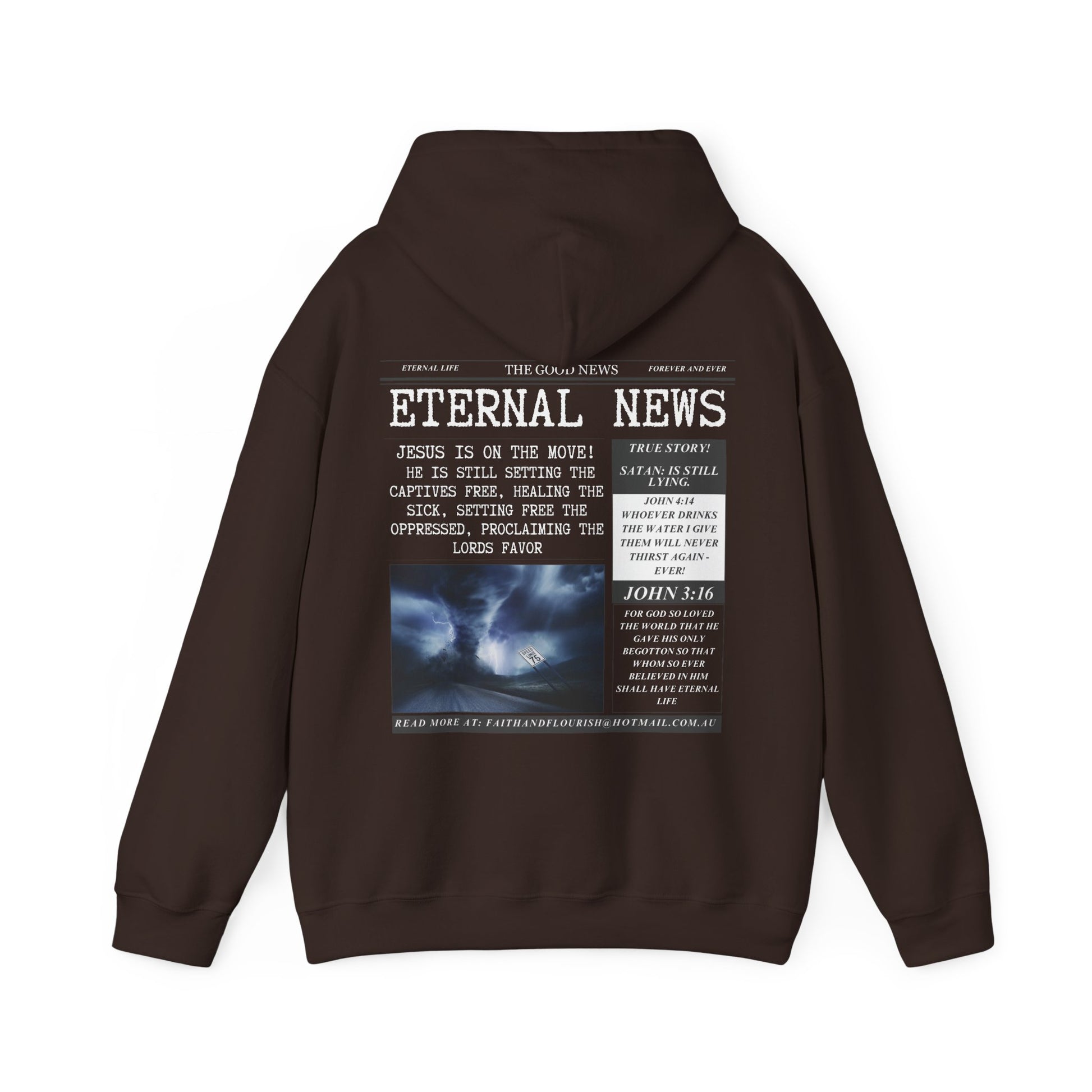 Eternal News Hoodie Dark