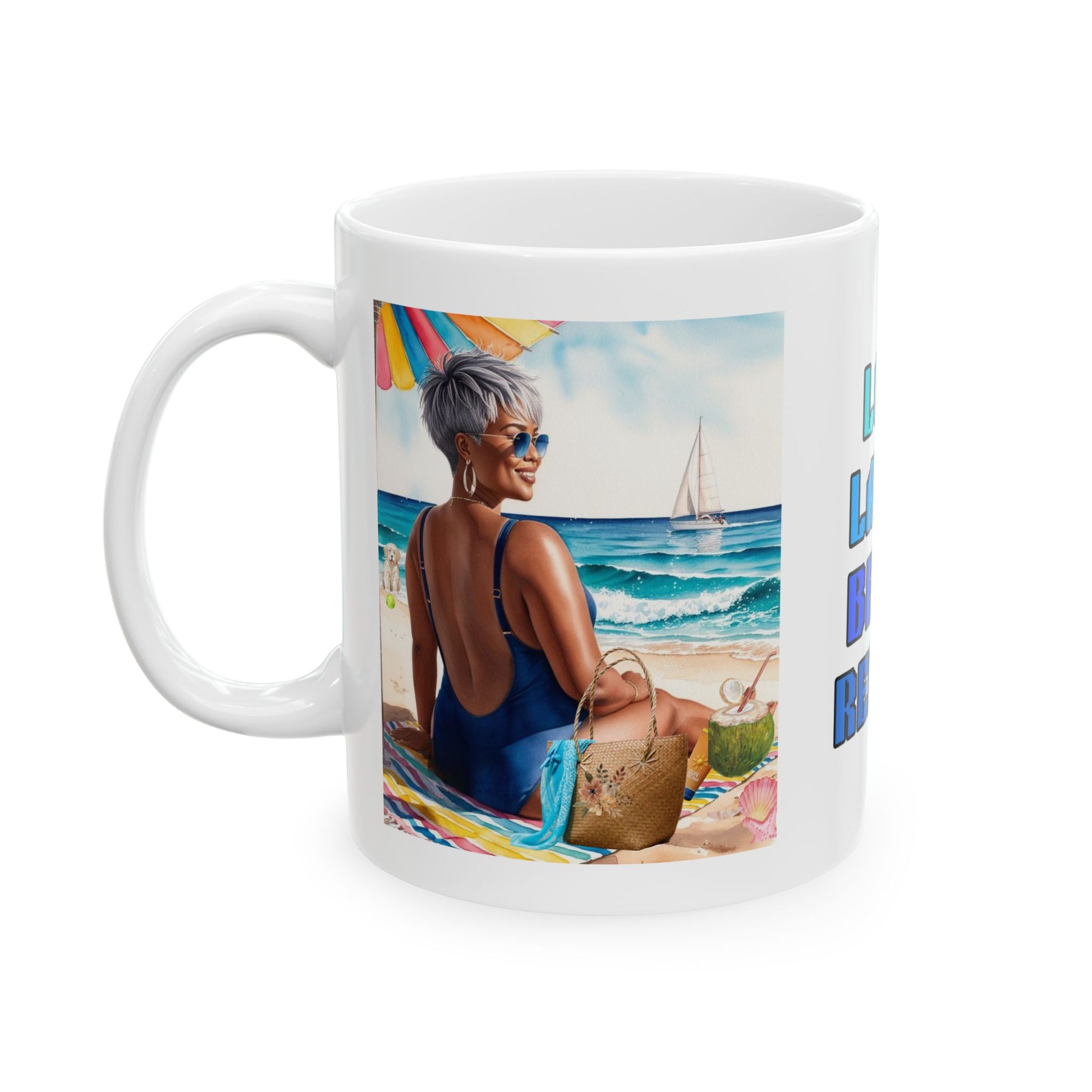 Love Laugh Beach Repeat Mug