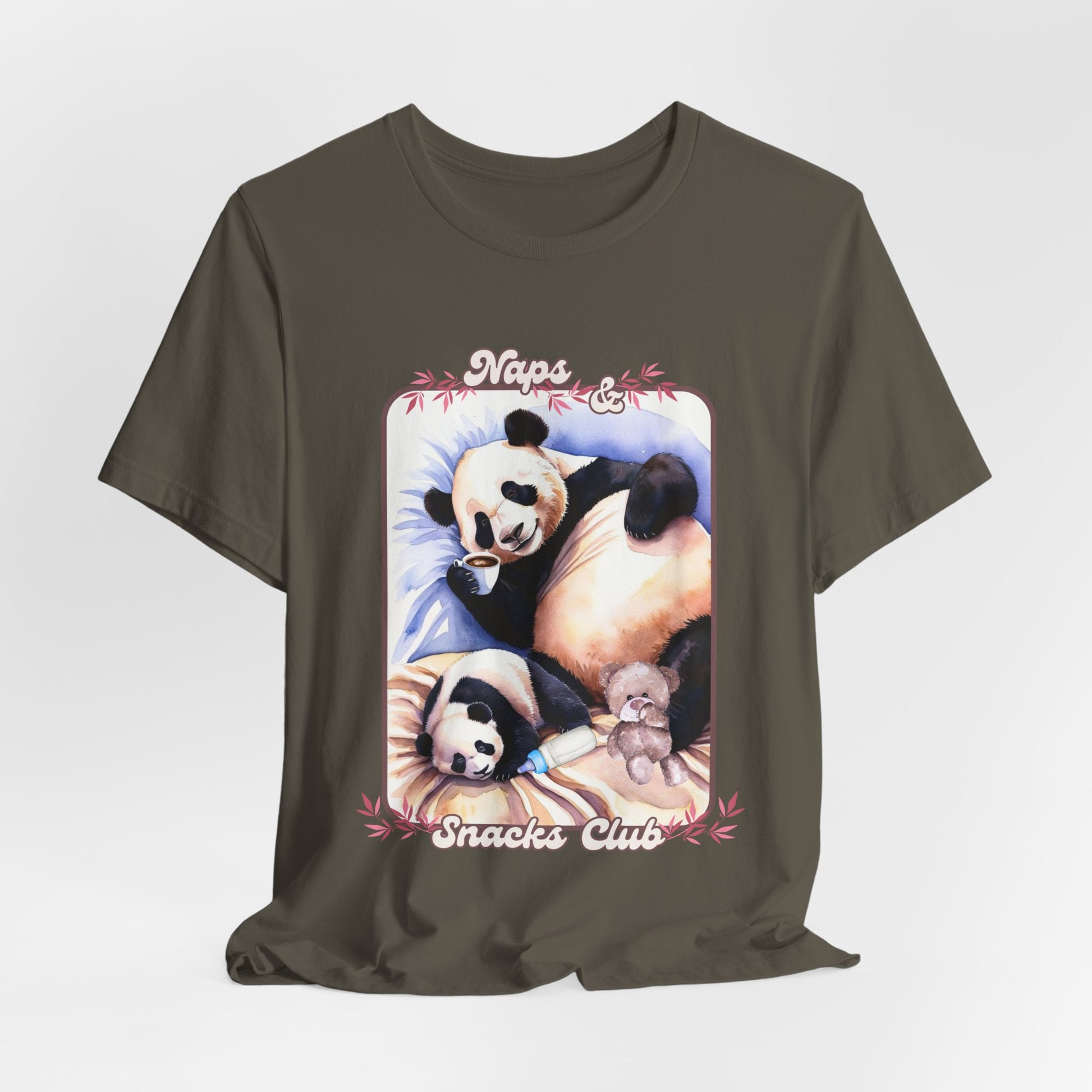 Panda Mum And Baby Nap Tee