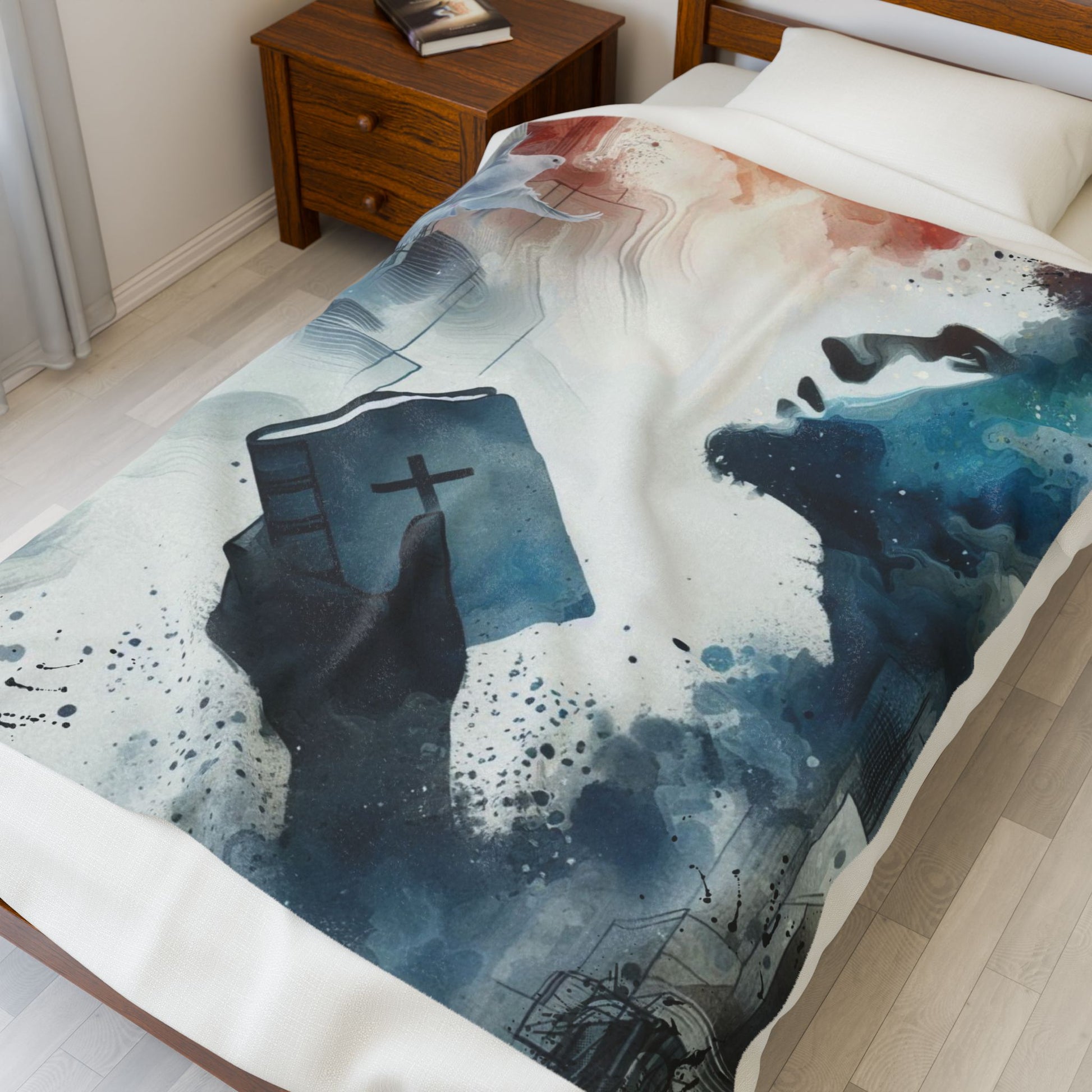 Author and Perfector of our Faith Plush Blanket