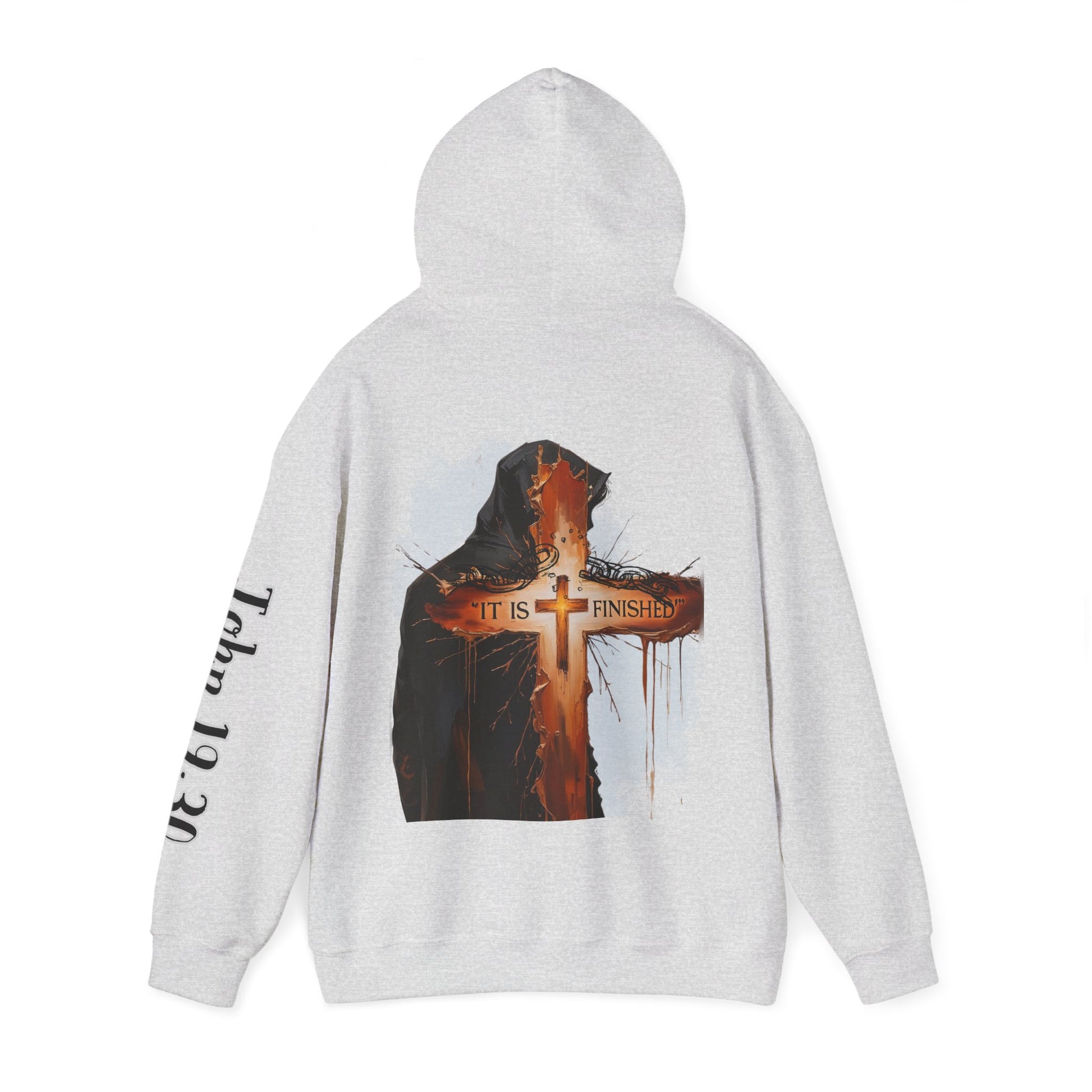 Faith-Inspired Unisex Heavy Blend™ Hoodie - Printed on the Back, Sleeve and Front