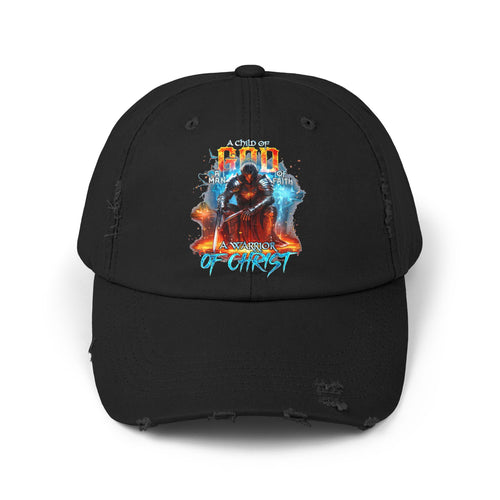 A Warrior Of Christ Distressed Cap