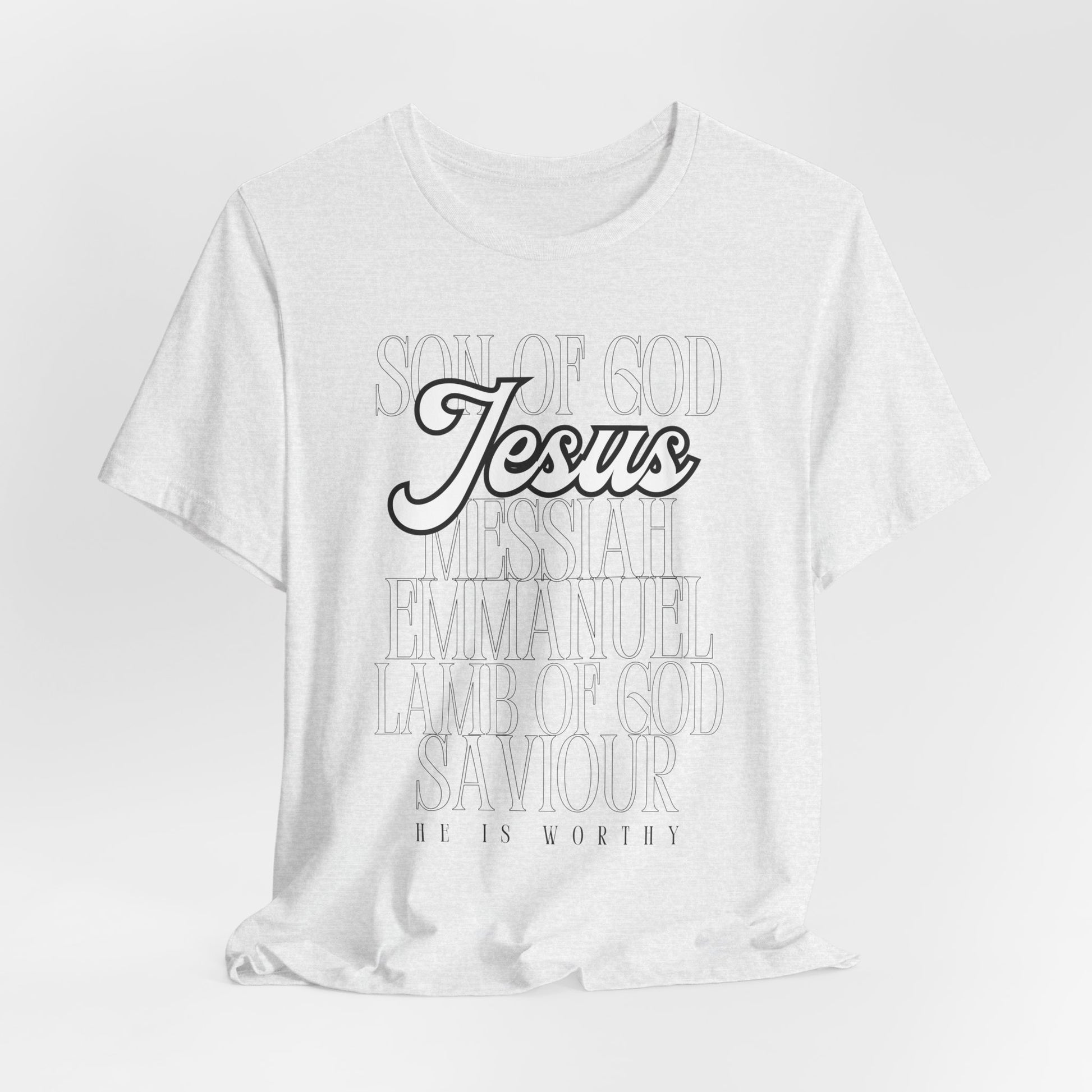 Names of Jesus Light Tee