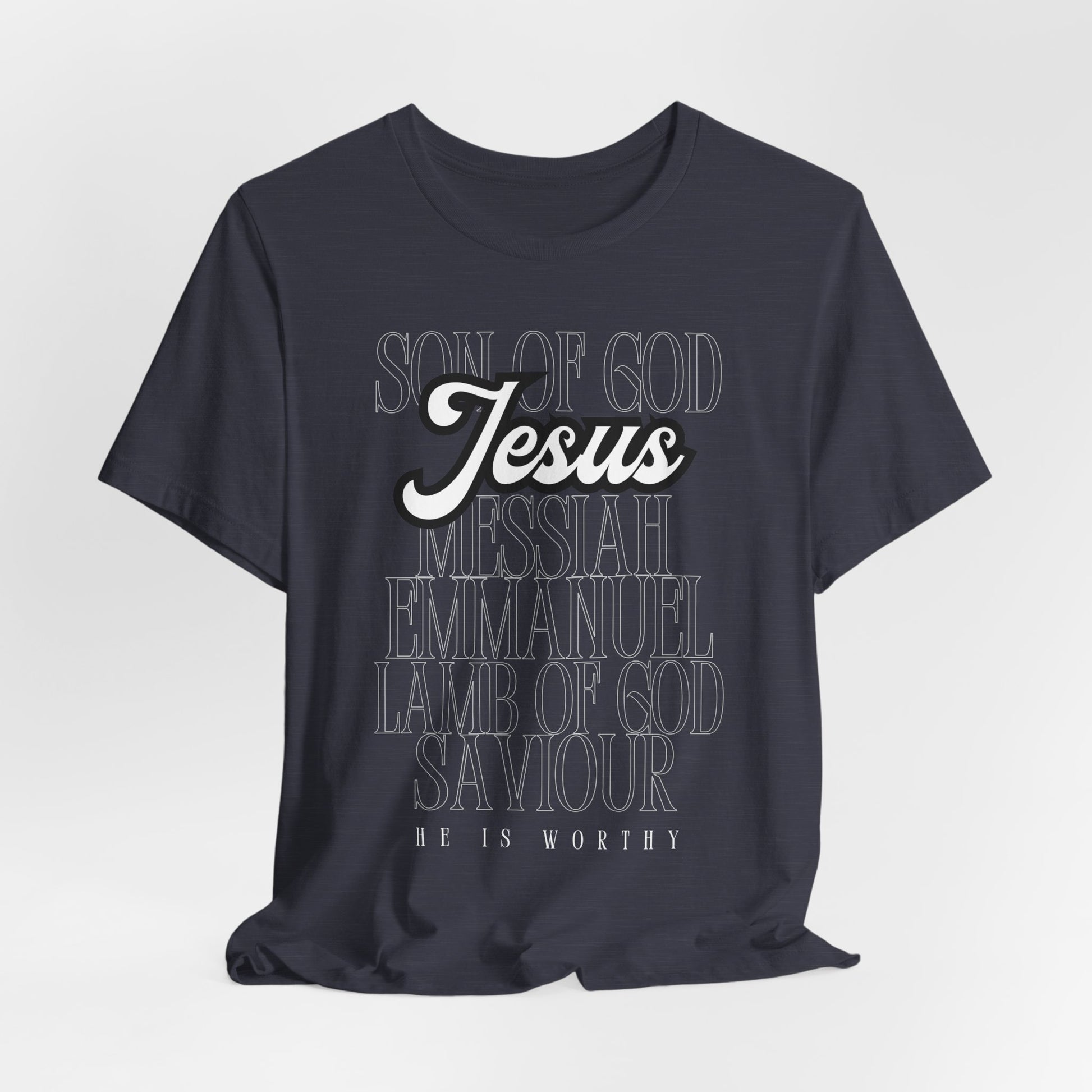 Names of Jesus Dark Tee