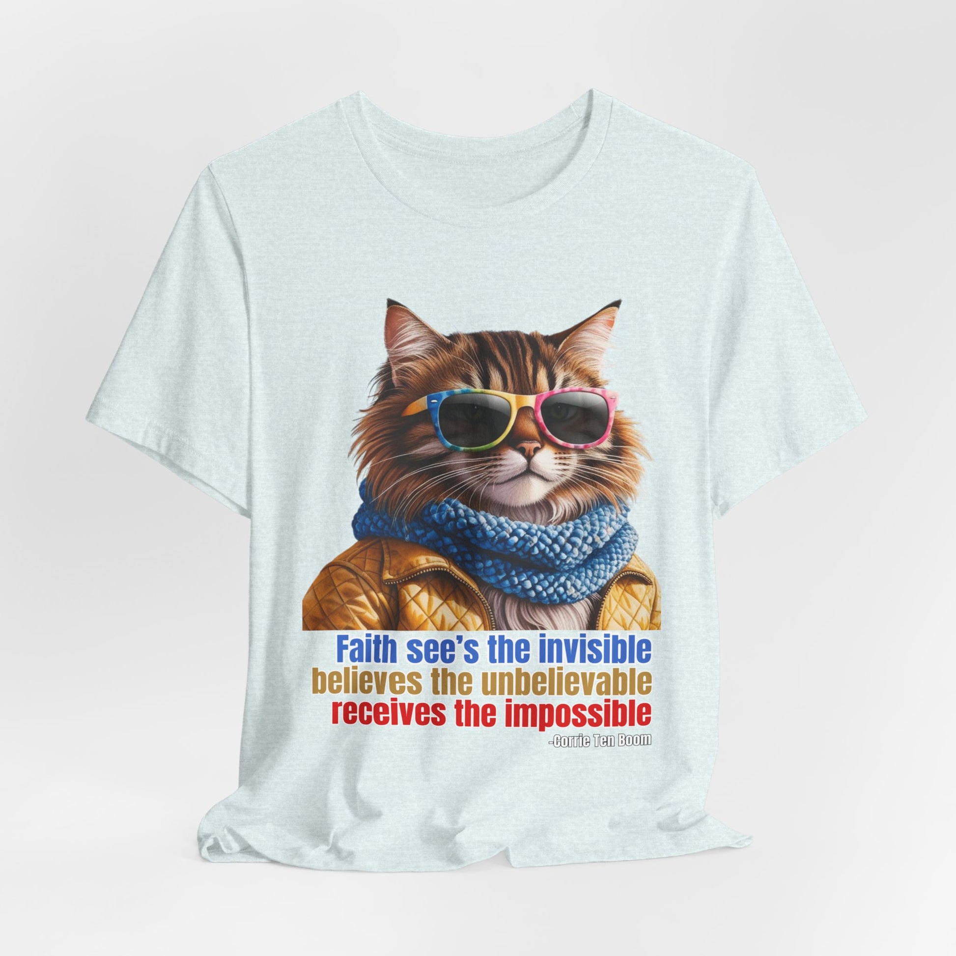 Cool Faith Cat Tee