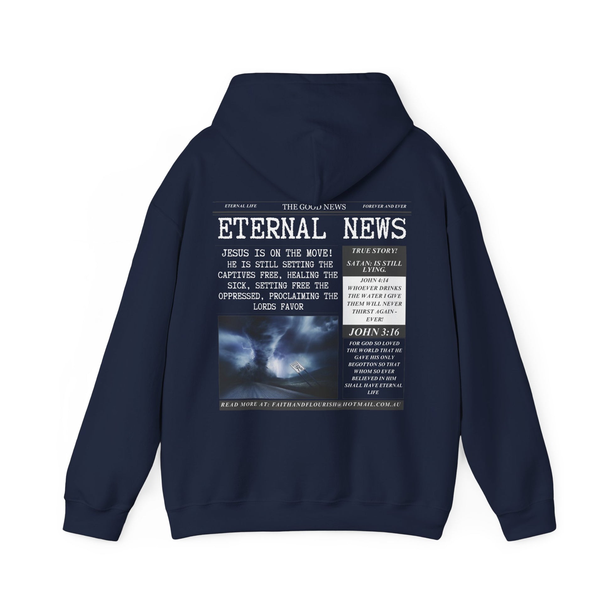 Eternal News Hoodie Dark