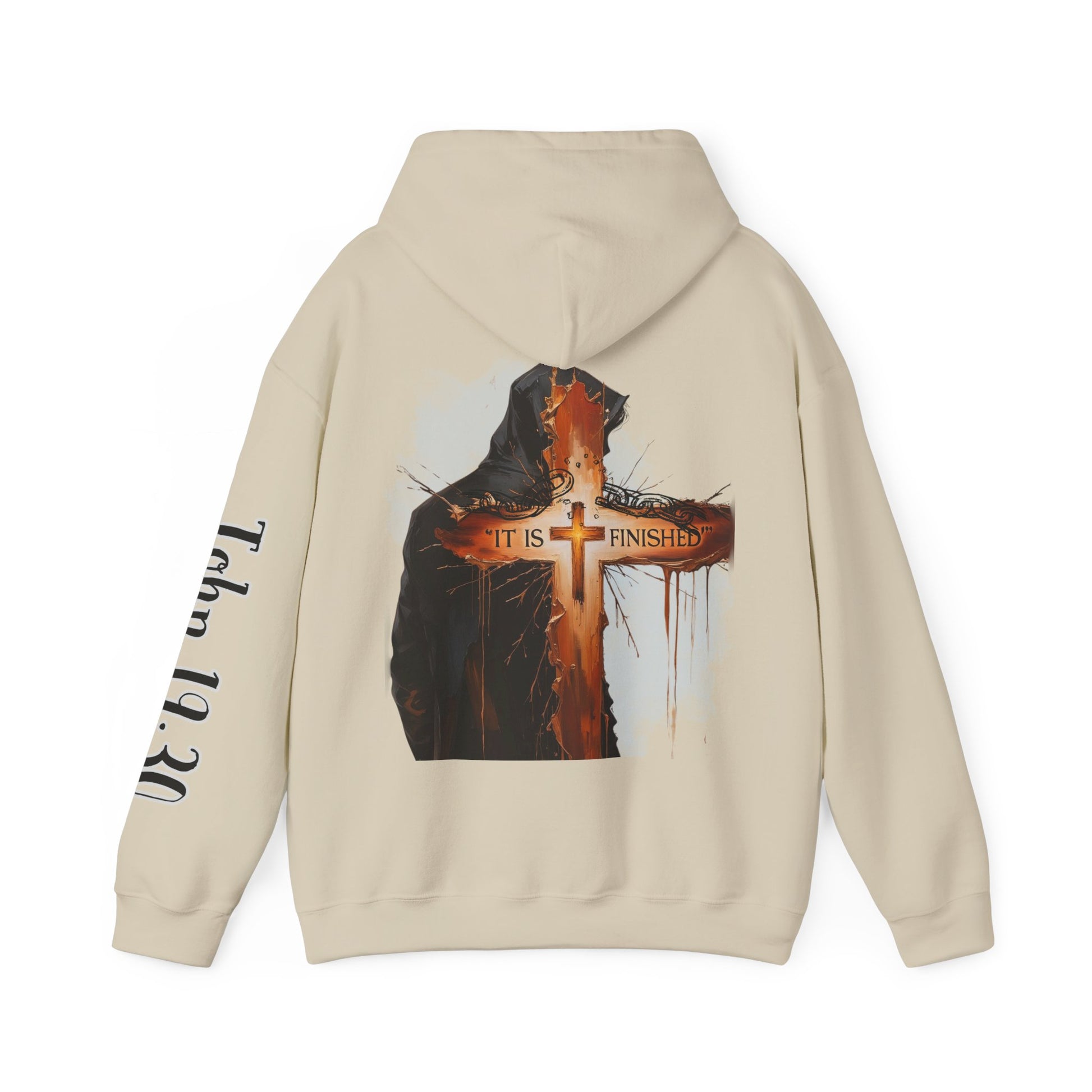 Faith-Inspired Unisex Heavy Blend™ Hoodie - Printed on the Back, Sleeve and Front