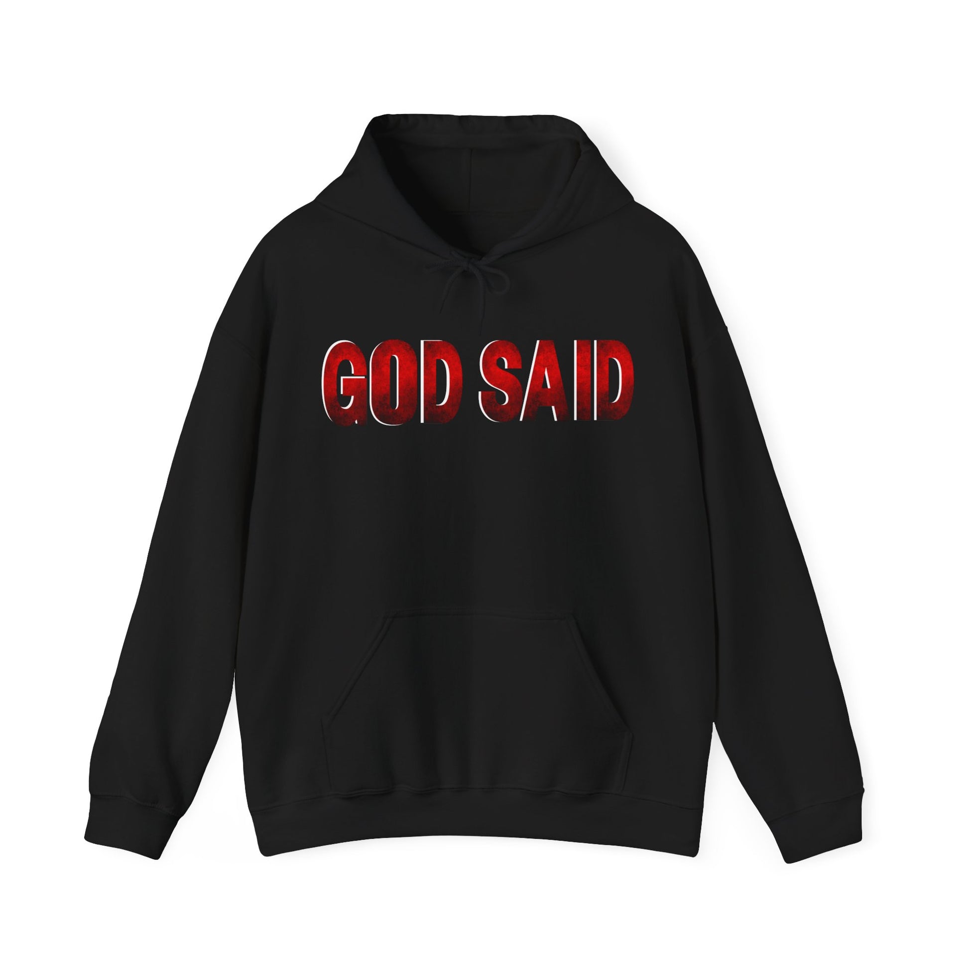 God Said Victory Declaration Hoodie Dark
