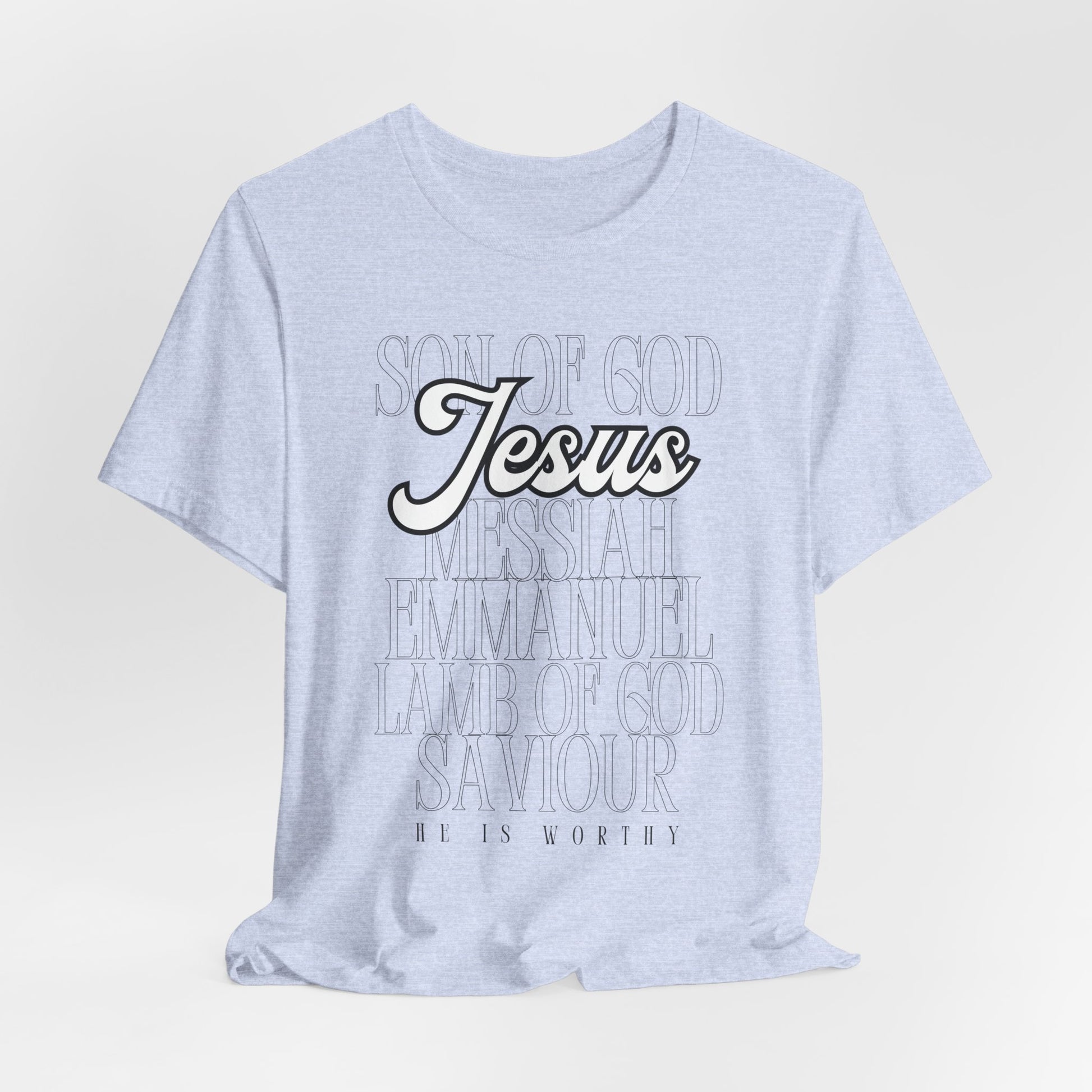 Names of Jesus Light Tee