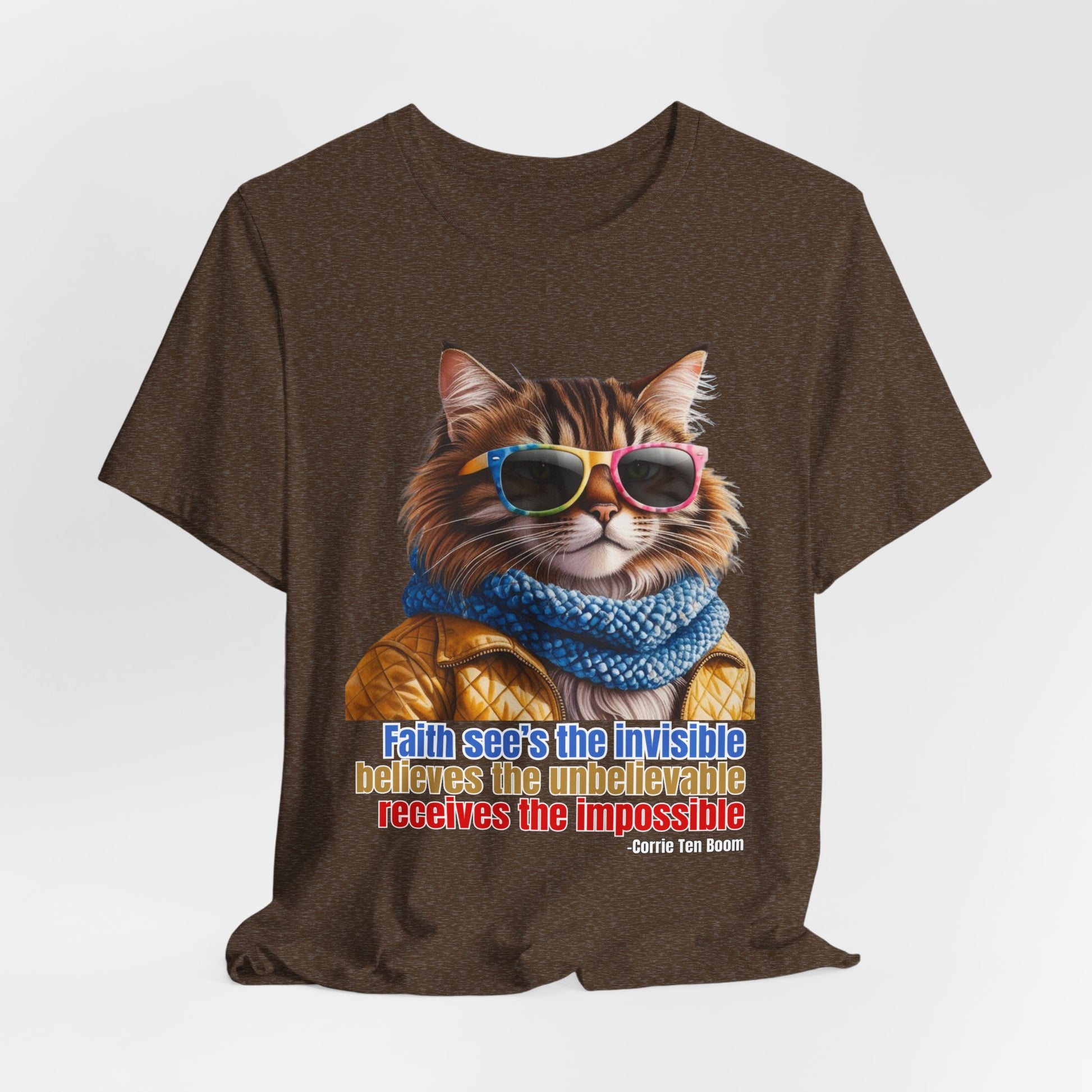 Cool Faith Cat Tee
