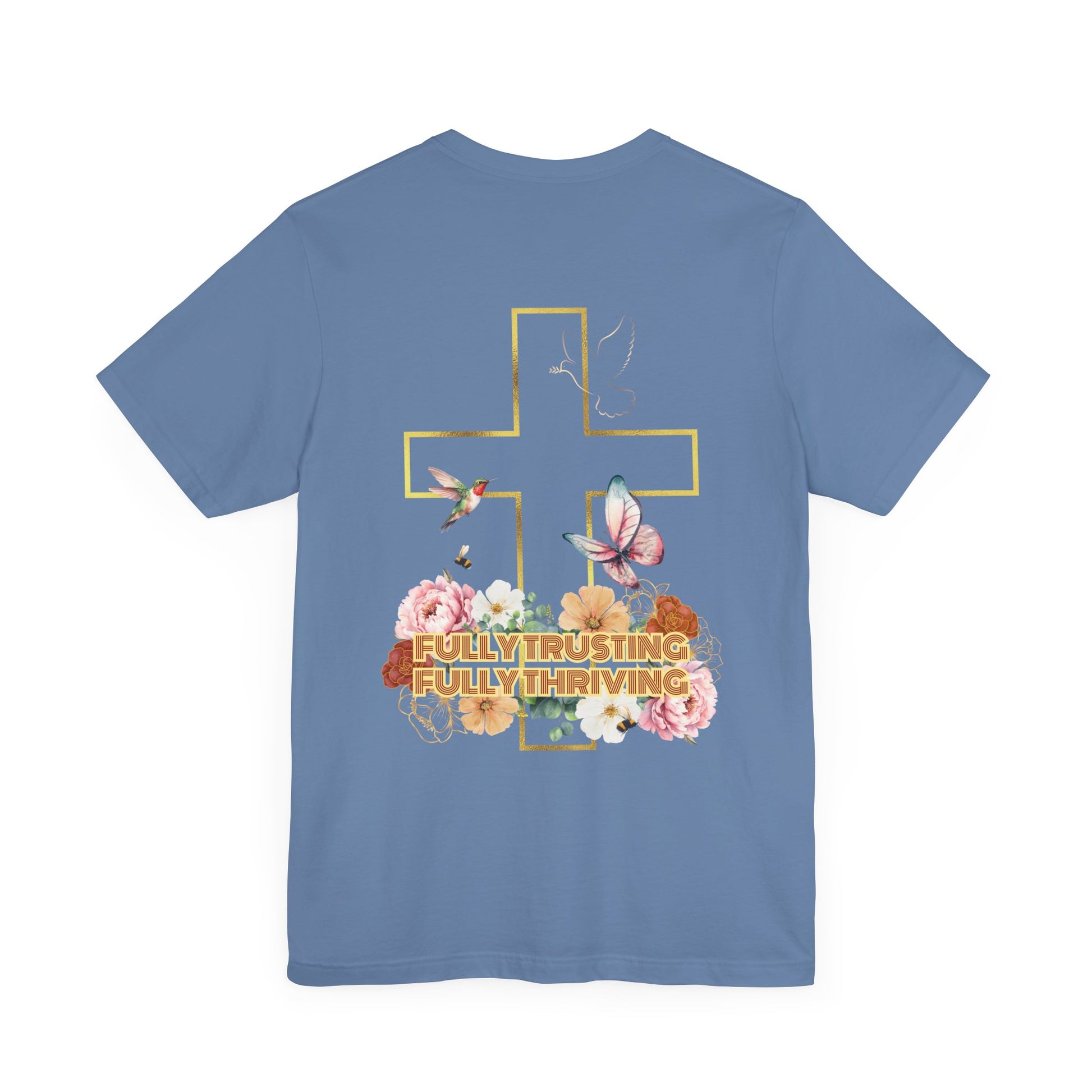 Daughter of the Creator Floral Cross Tee