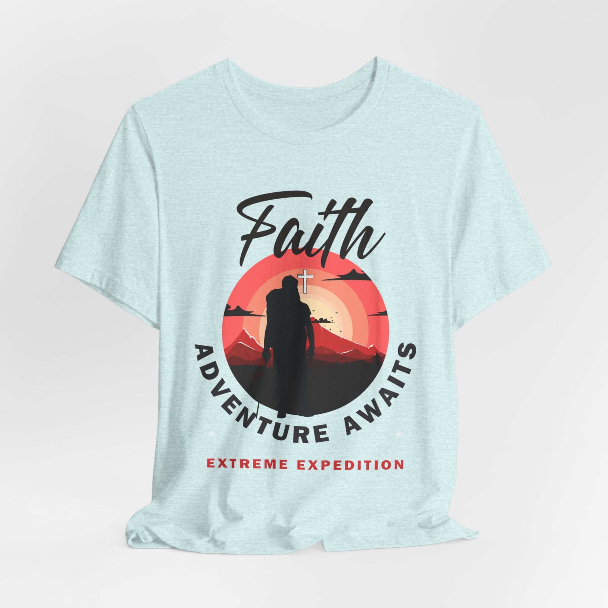 Faith Adventure Awaits Light Tee