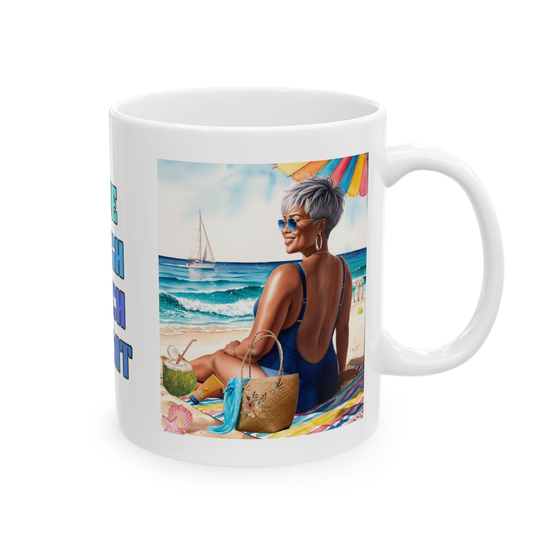 Love Laugh Beach Repeat Mug