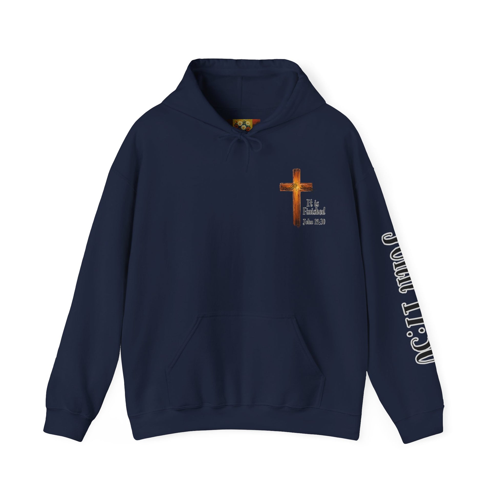Faith-Inspired Unisex Heavy Blend™ Hoodie - Printed on the Back, Sleeve and Front