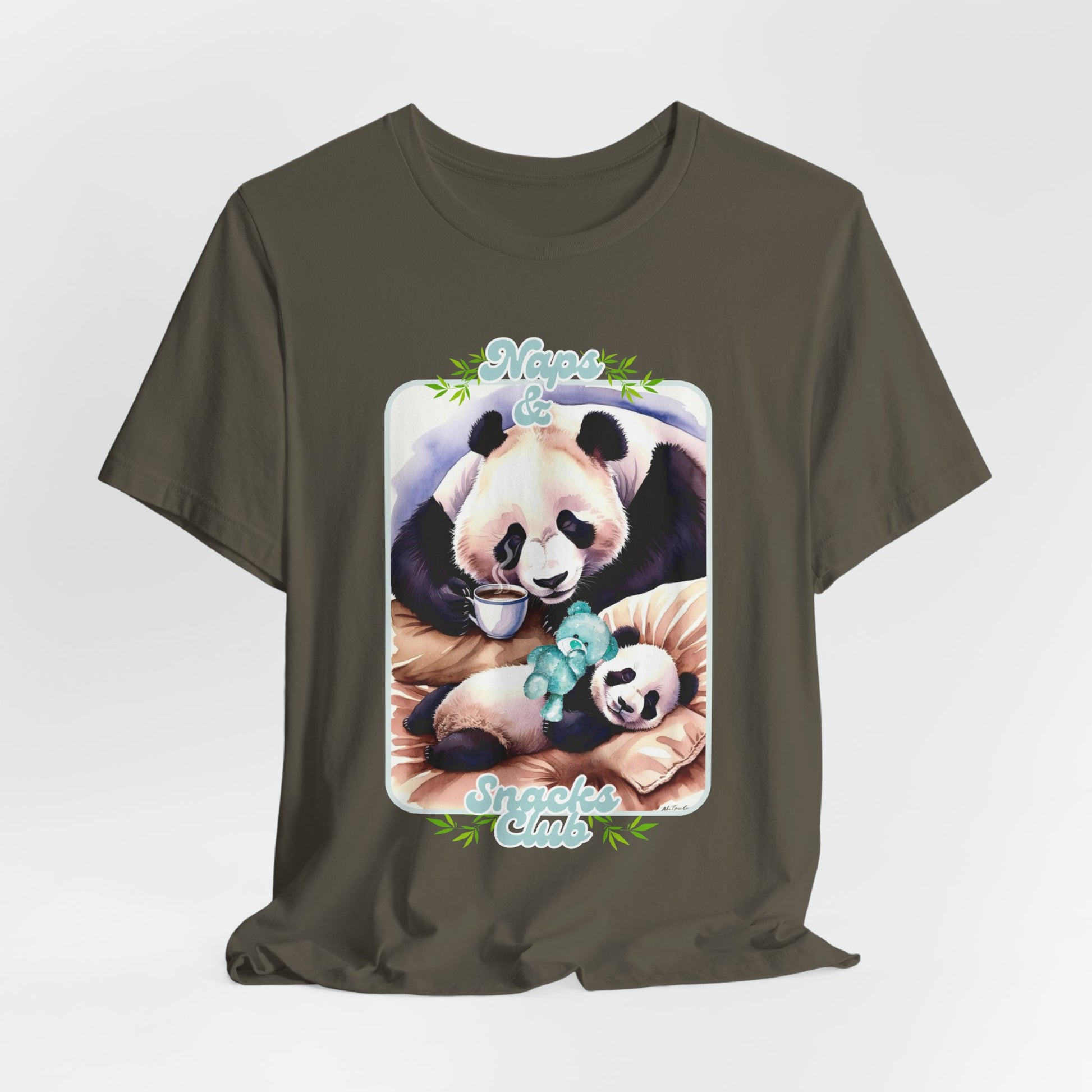 Panda Mum and Baby Nap Tee