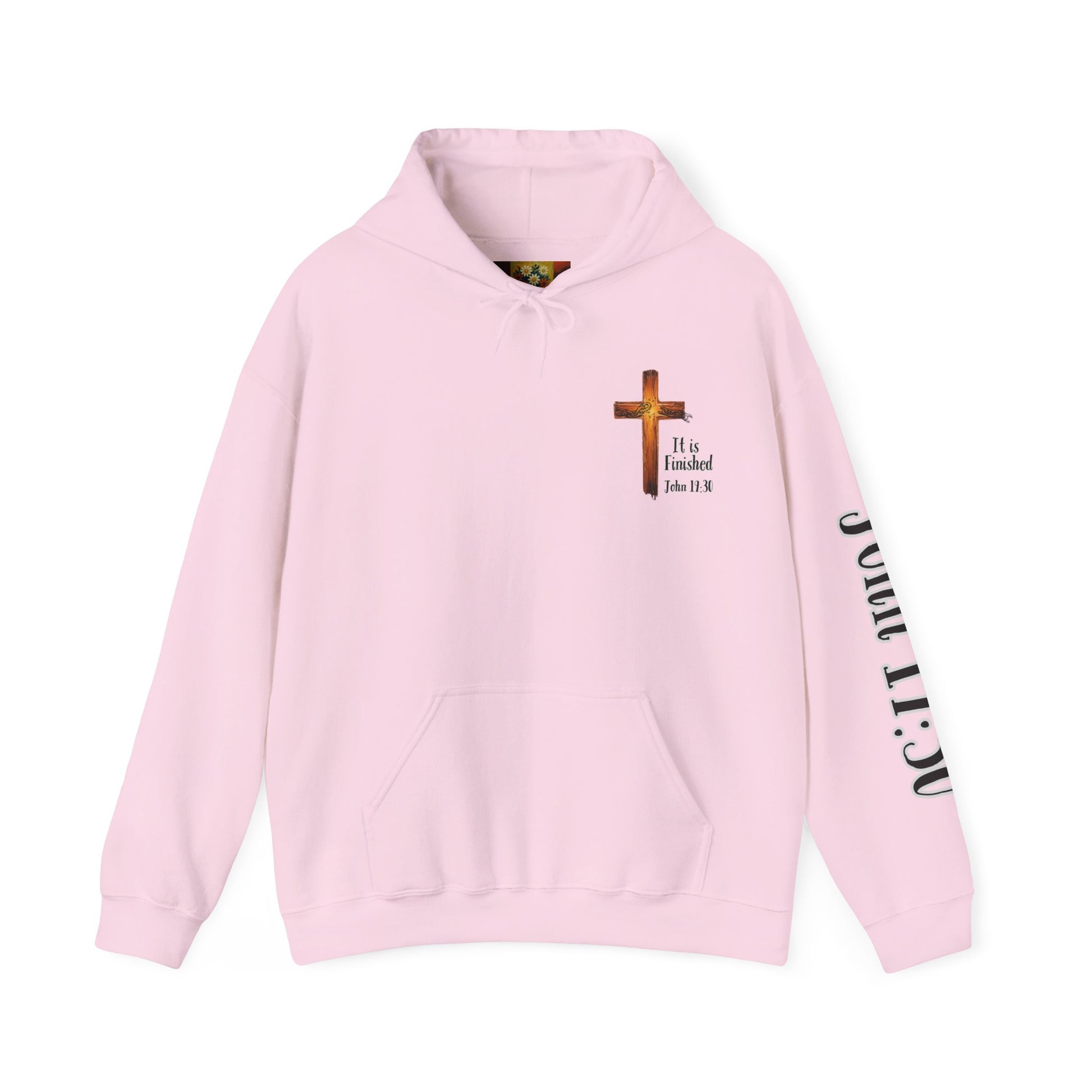 Faith-Inspired Unisex Heavy Blend™ Hoodie - Printed on the Back, Sleeve and Front