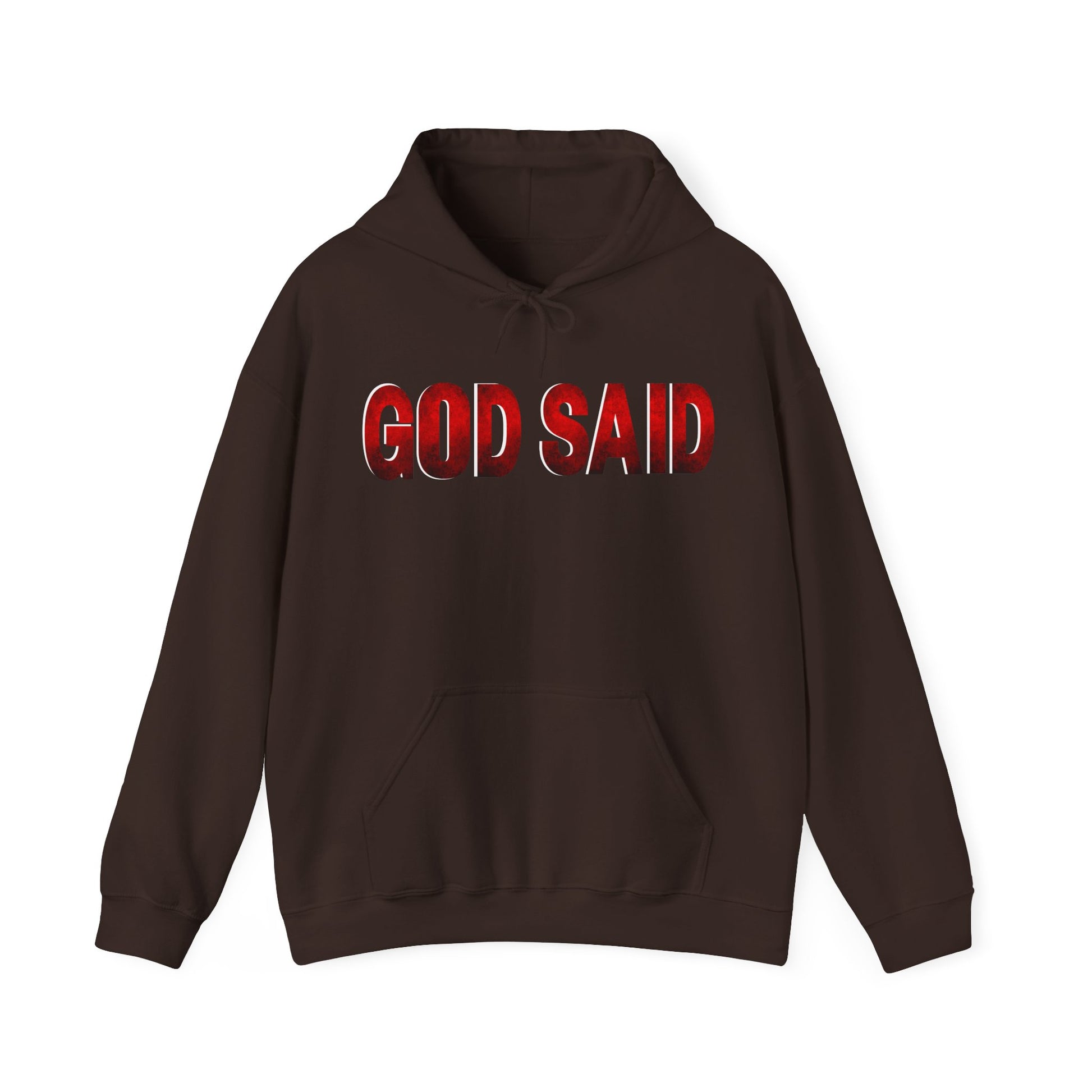 God Said Victory Declaration Hoodie Dark